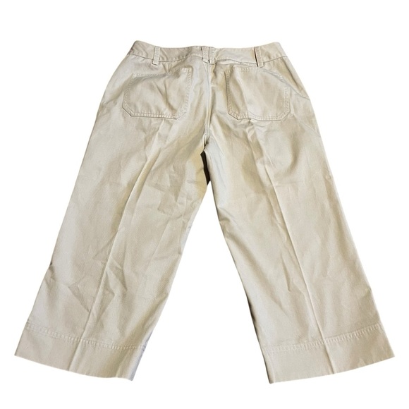 Van Heusen khaki capri pants women’s size 10 spring summer 100% cotton - Picture 6 of 7